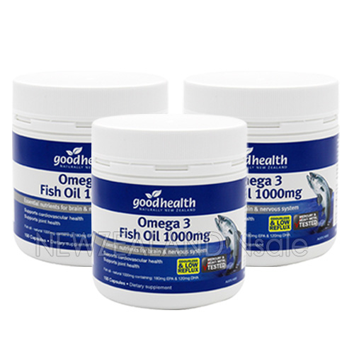 굿헬스 오메가3  1000mg 150캡슐 3통