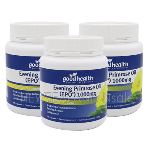 굿헬스 달맞이꽃종자유(감마리놀렌산) 1000mg 300캡슐 3통 *
