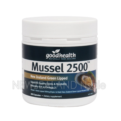 굿헬스 녹색입홍합 2500mg 300캡슐 1통