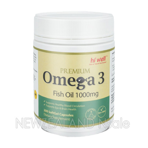 하이웰 오메가3 피쉬오일 1000mg 200소프트젤 1통 *