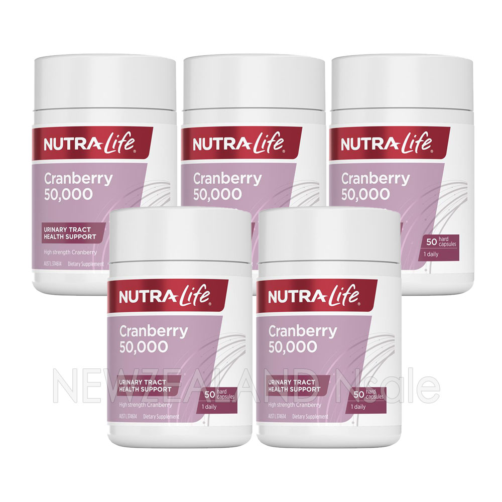 뉴트라라이프 크랜베리 50000 50캡슐 5통