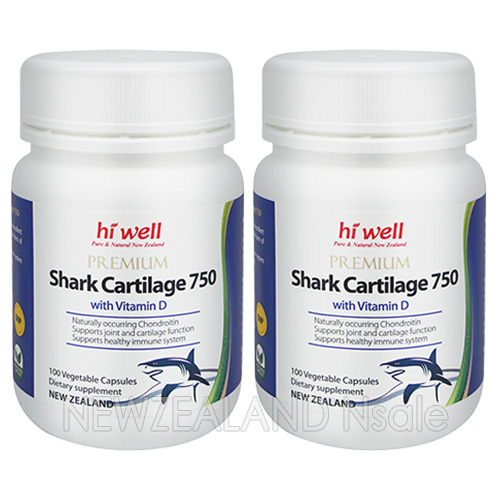 하이웰 프리미엄 상어연골 750 100캡슐 (베지캡슐) 2통