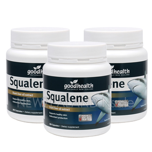 굿헬스 스쿠알렌 1000mg 300캡슐 3통