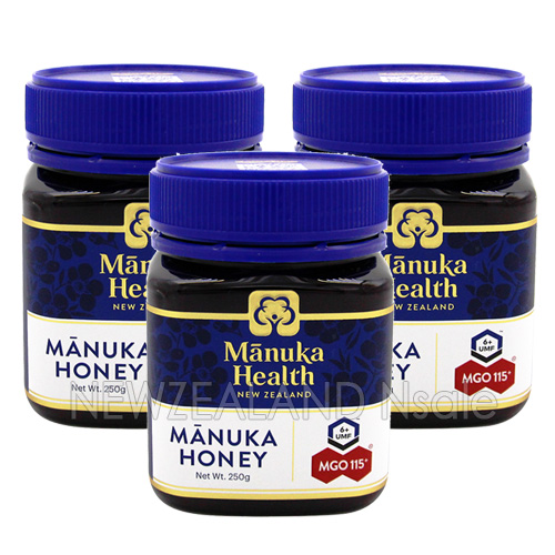 마누카헬스 마누카꿀 MGO115+ 250g 3통