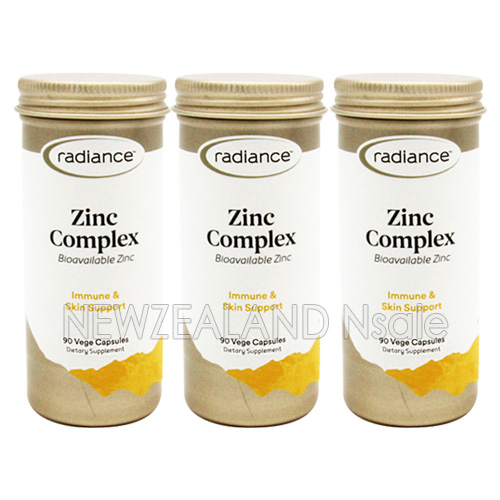 (오더베이스)레디언스 징크 아연 콤플렉스 90캡슐 3통
