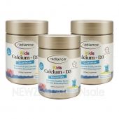 (오더베이스)레디언스 키즈 칼슘+비타민D3 60구미(어린이 칼슘) 3통 *