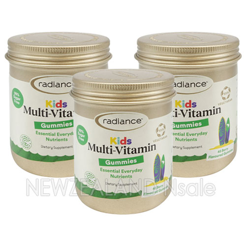 (오더베이스)레디언스 키즈 구미 멀티비타민 45구미 3통