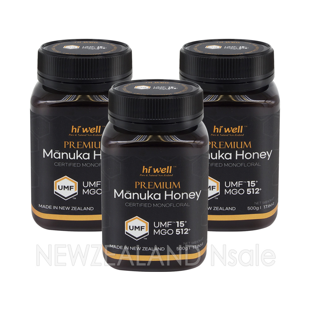 하이웰 프리미엄 마누카꿀 UMF15+ 500g 3통