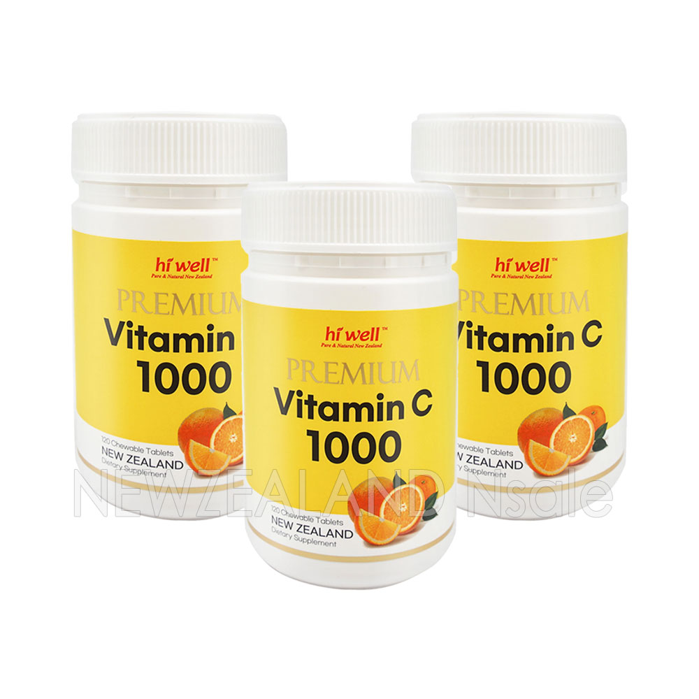 하이웰 프리미엄 비타민C 1000mg 120정 3통