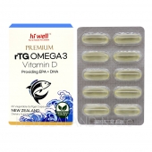 하이웰 프리미엄 rTG 오메가3 비타민D 60캡슐 1통